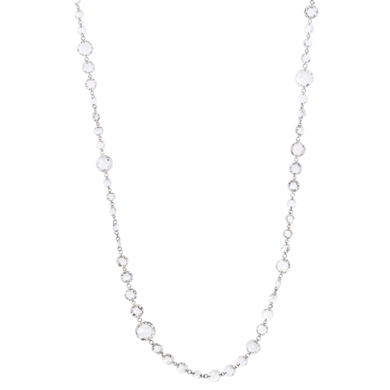 Radiance Necklace with Diamonds | White Gold / 16 in (40.5 cm) | Necklaces