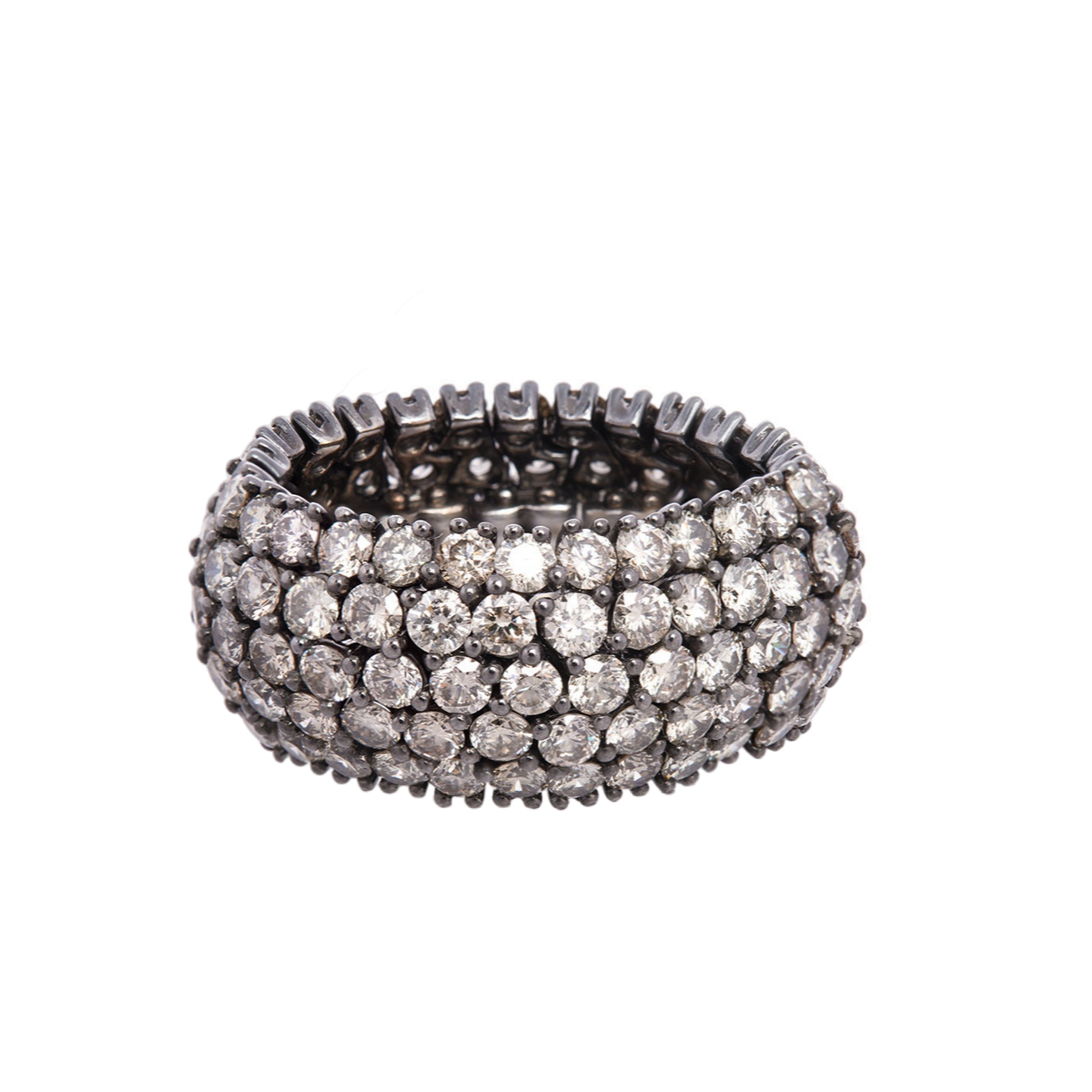 Flexible Ring with Cognac Diamonds | Rings