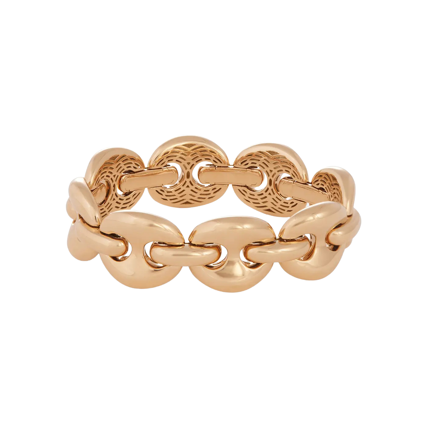 Puffy Mariner Stretch Bracelet | Yellow Gold / 6 in (15.5 cm) | Bracelets