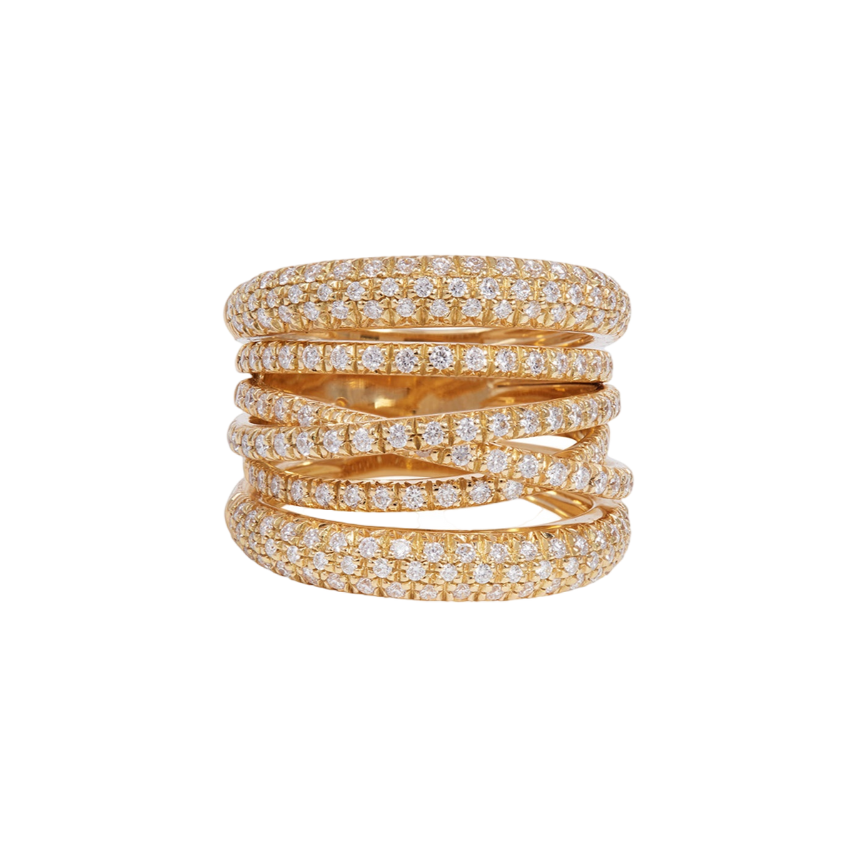 Diamond Scribble Ring