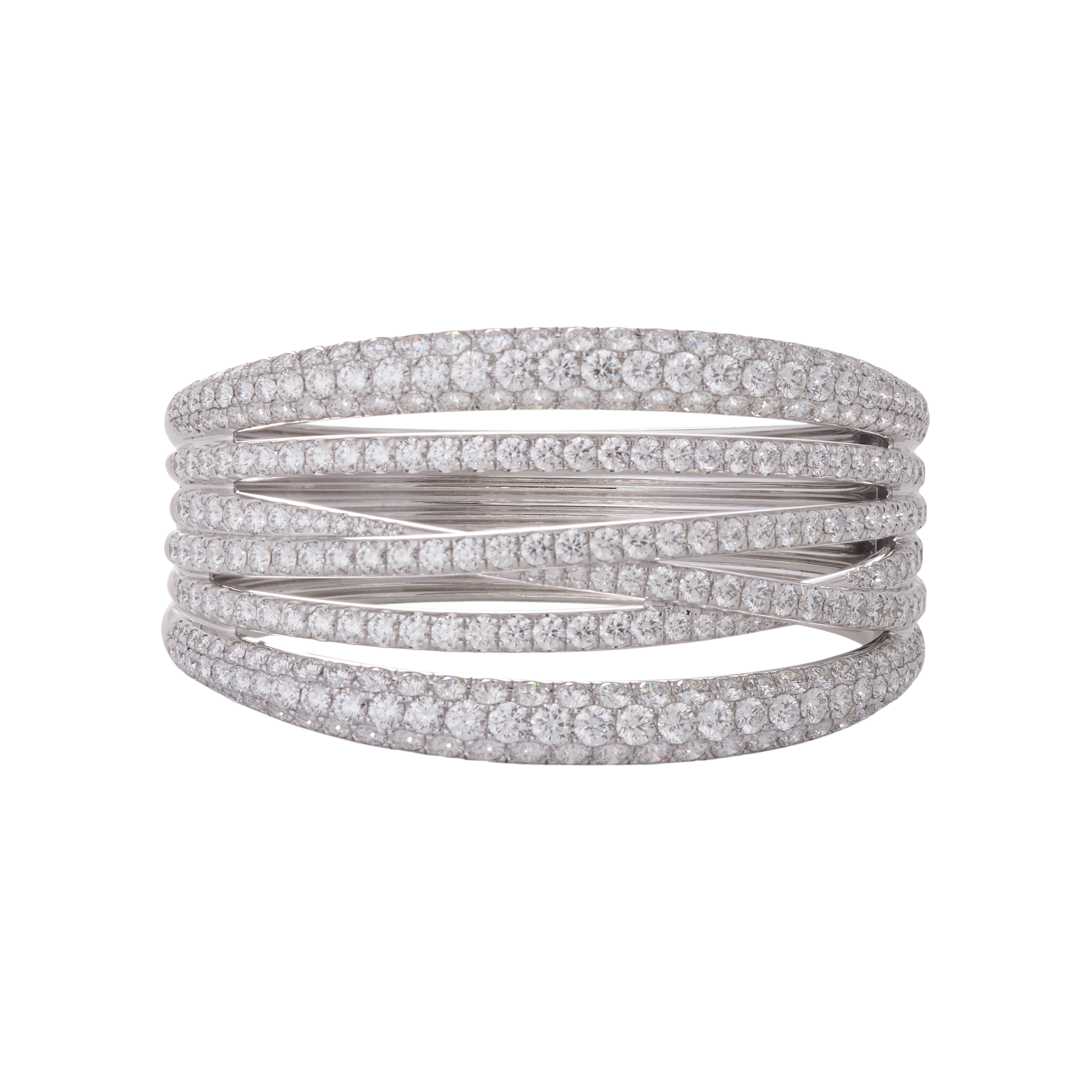 Diamond Pavé Scribble Bracelet
