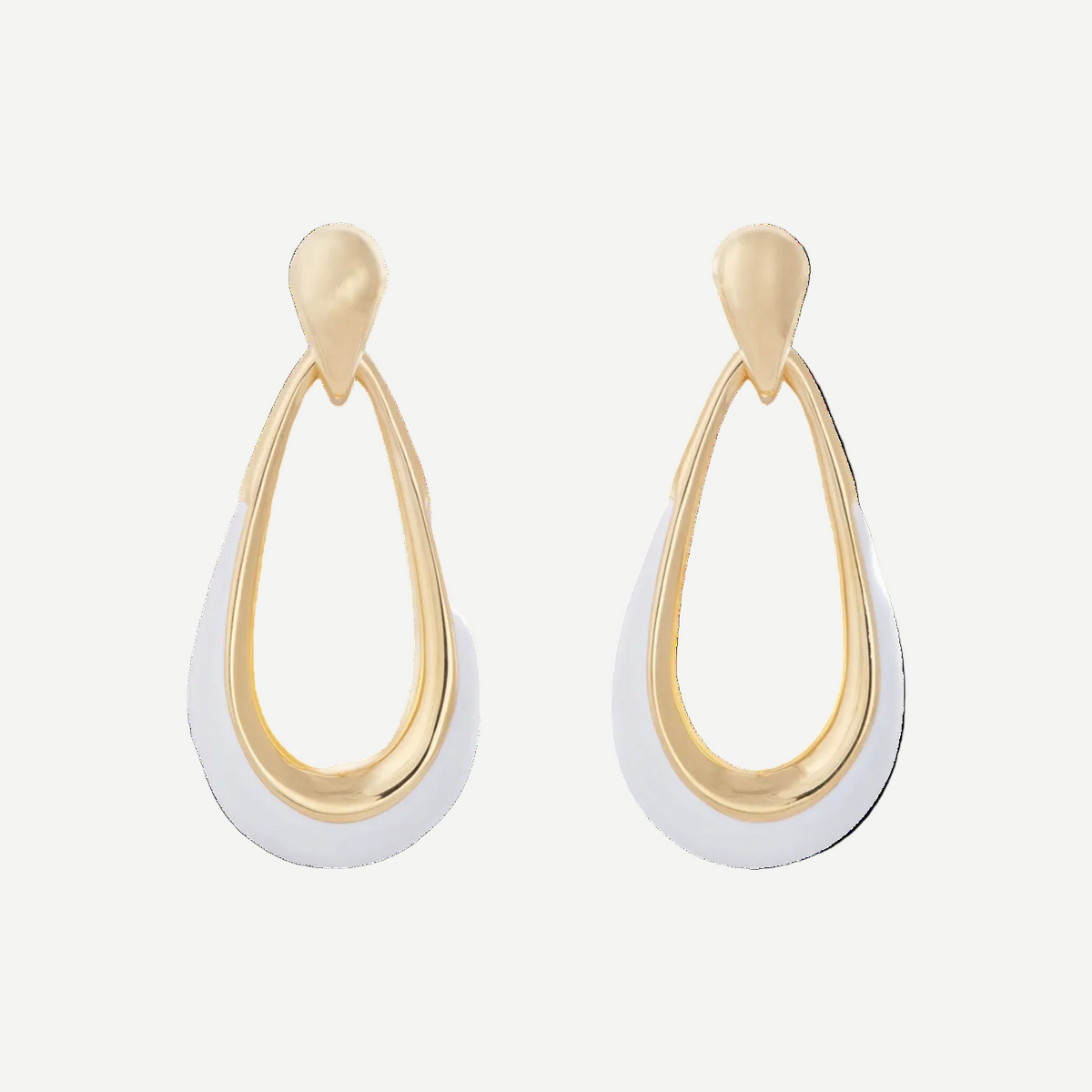 Enamel Door Knocker Earrings | Earrings