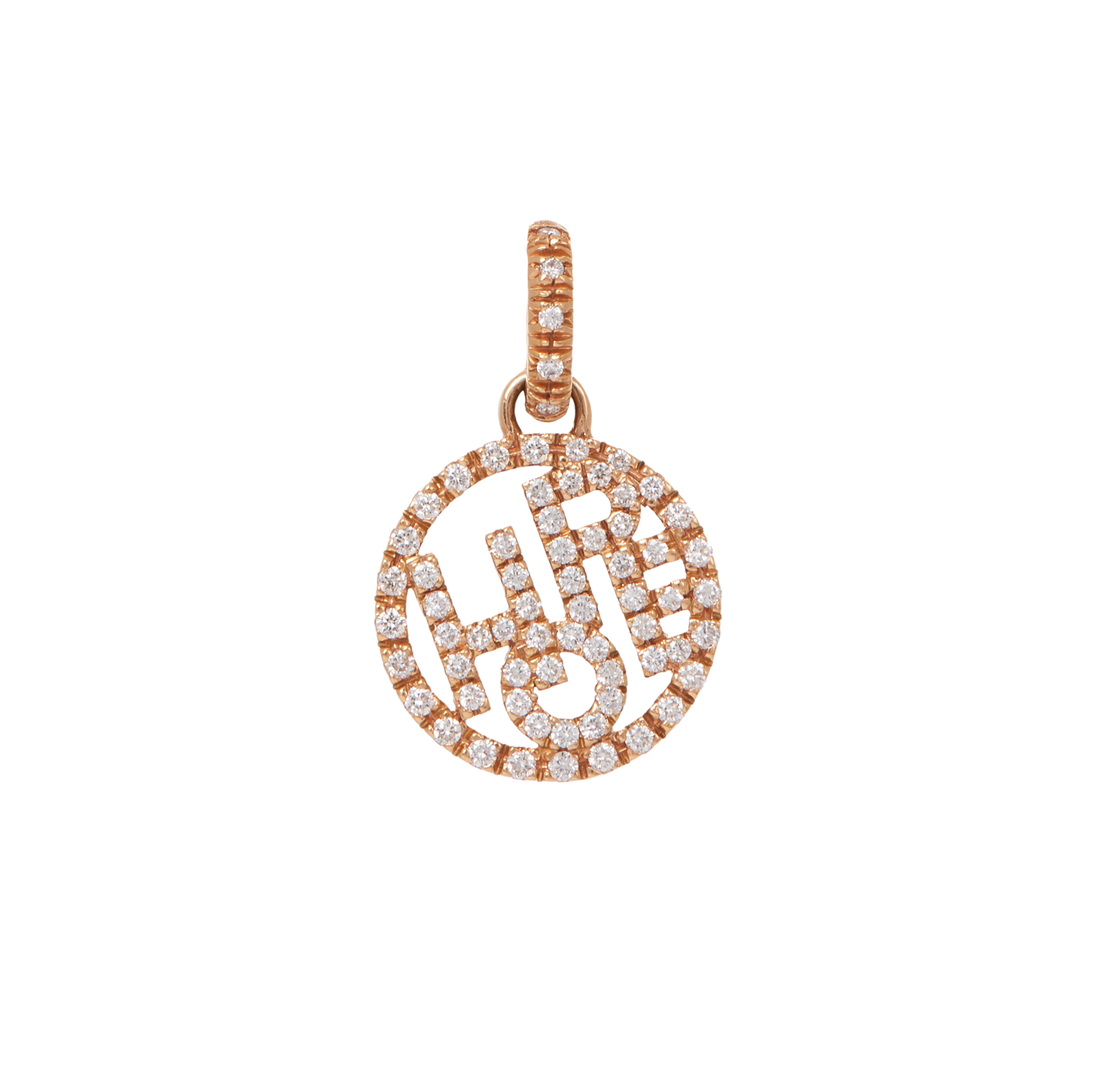 Hope Charm with Diamonds - Small