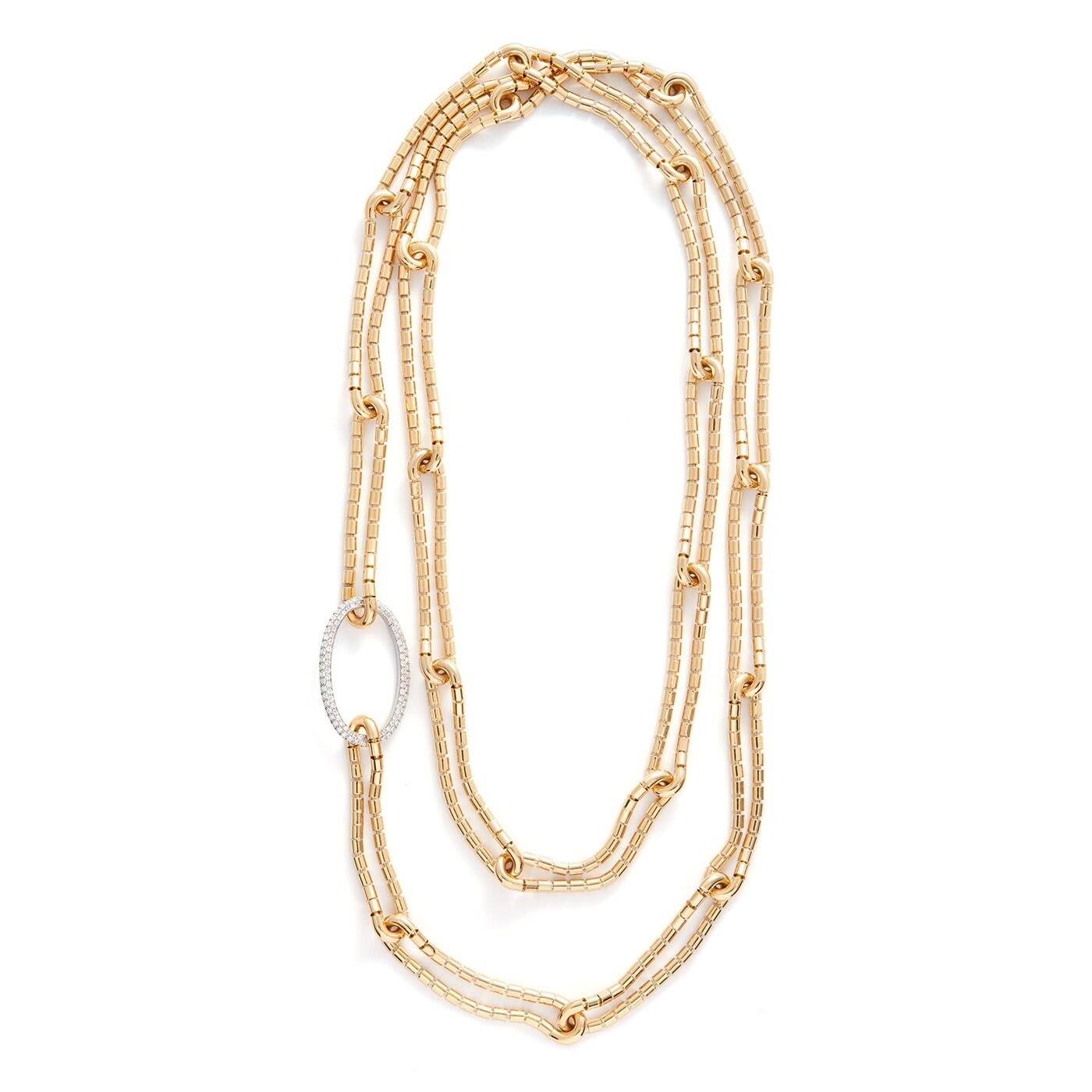 [Golden dew] 韓国☆18K Gold☆ Guard 3 Necklace GOLDEN DEW | 골든듀 18k Golden Dew Necklace on Bunjang