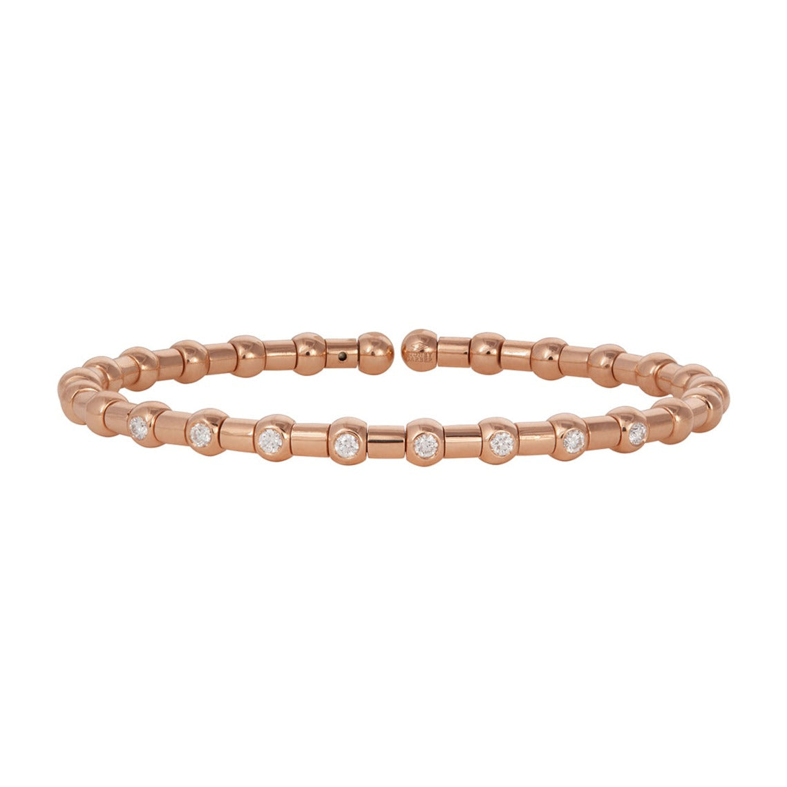 Holly Bracelet with Diamonds | Rose Gold / 6 in (15 cm) | Bracelets