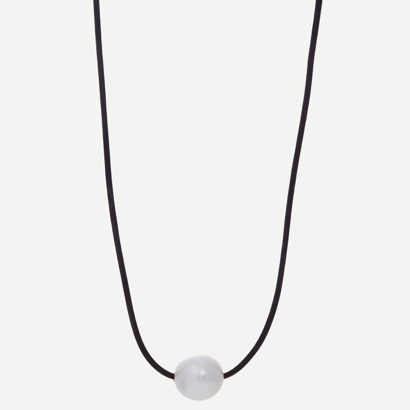 South Sea Pearl Leather Cord Necklace