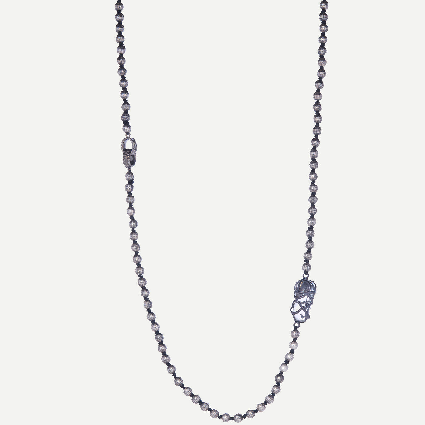 Mala Beaded Pendant Necklace