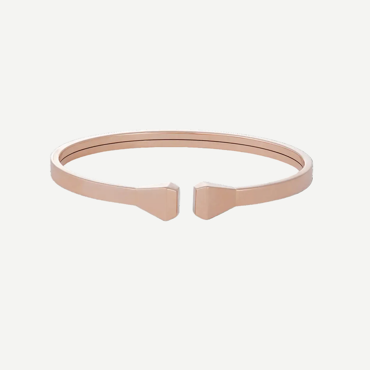 Nail Head Flexible Cuff | Rose Gold | Bracelets