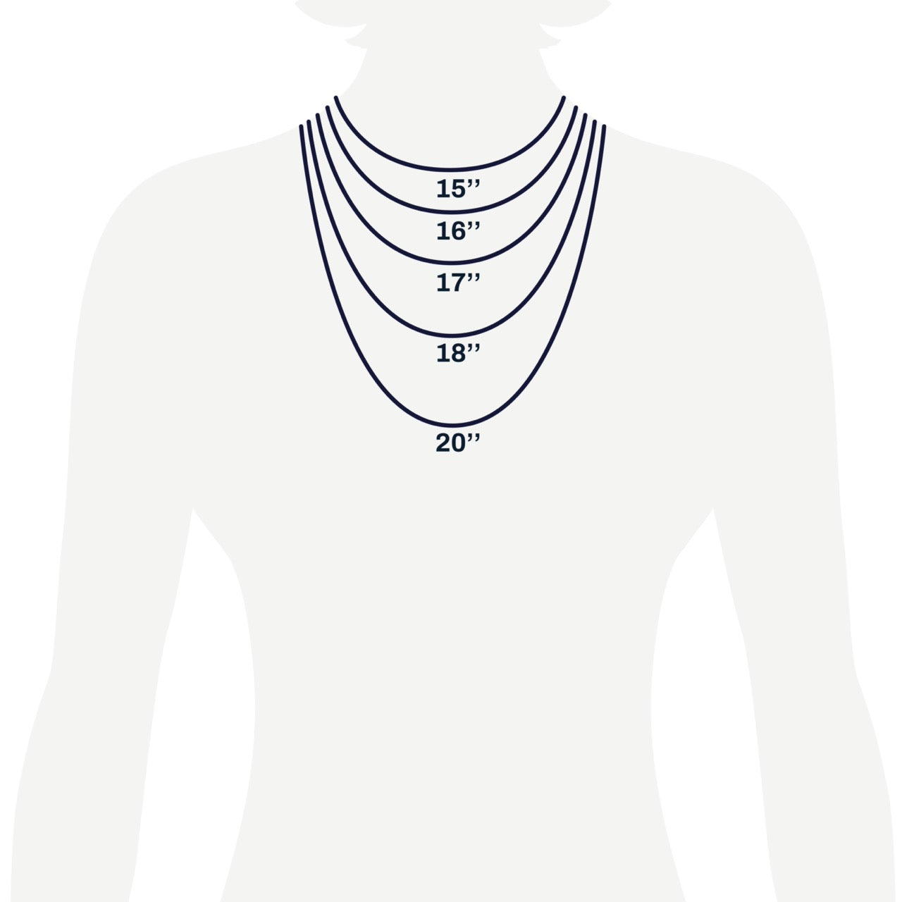 Necklace size 16 hotsell