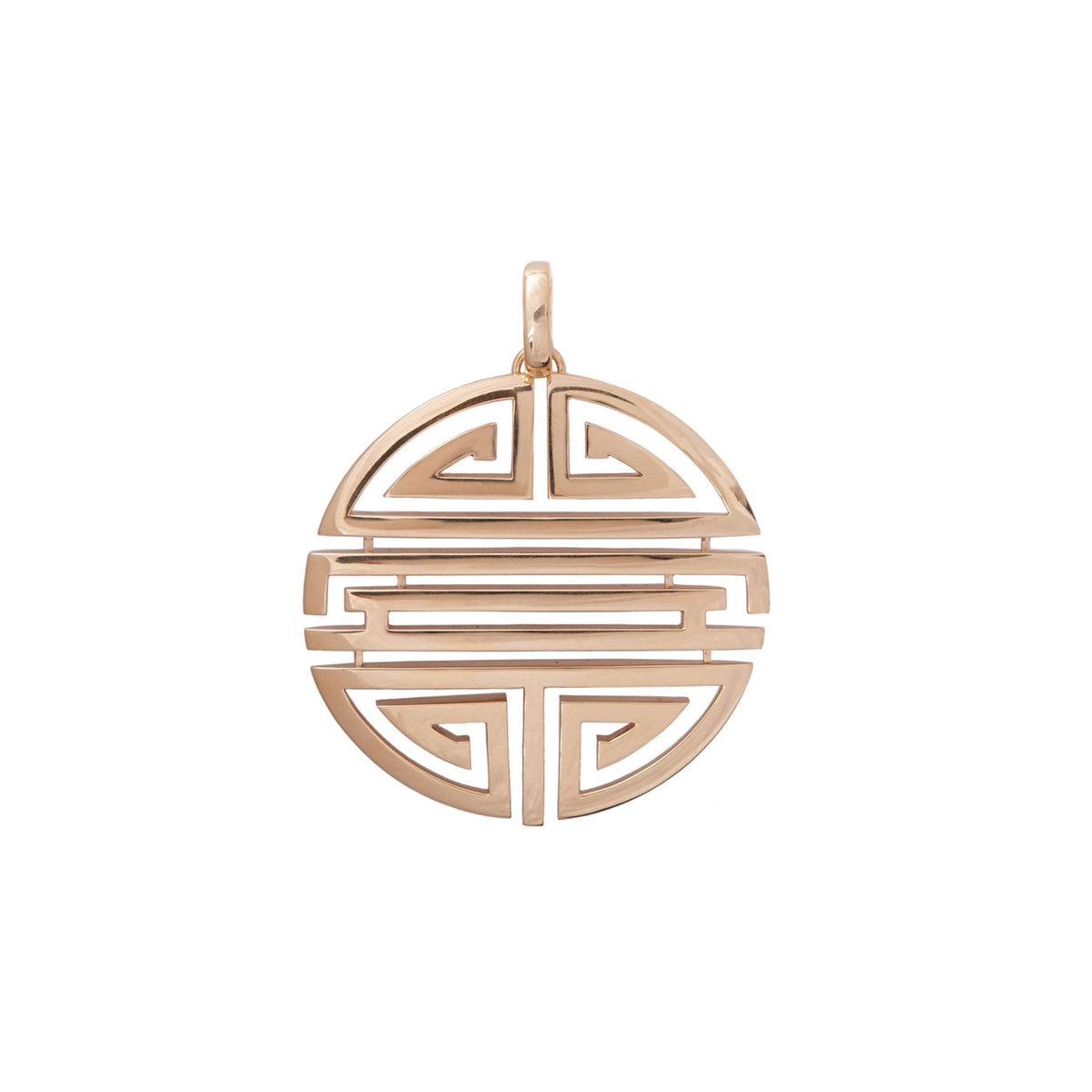 Longevity Pendant | Yellow Gold / 2.4 in (6 cm) | Charms Charms & Pendants