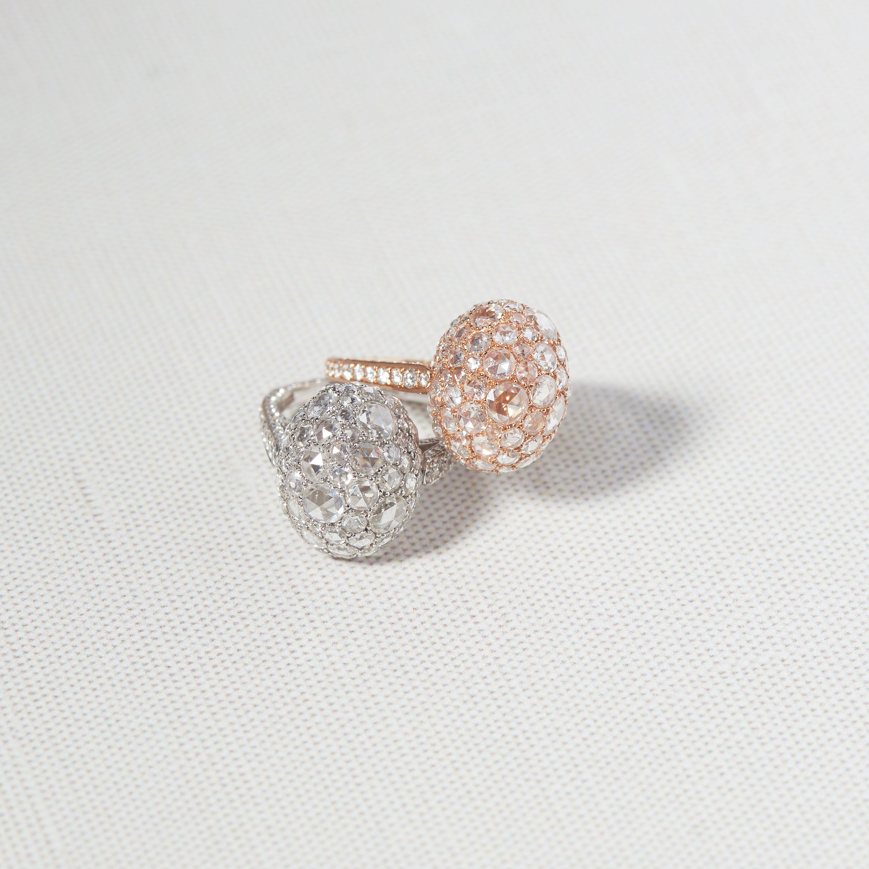 Rosebud Ring with Diamonds | Rings