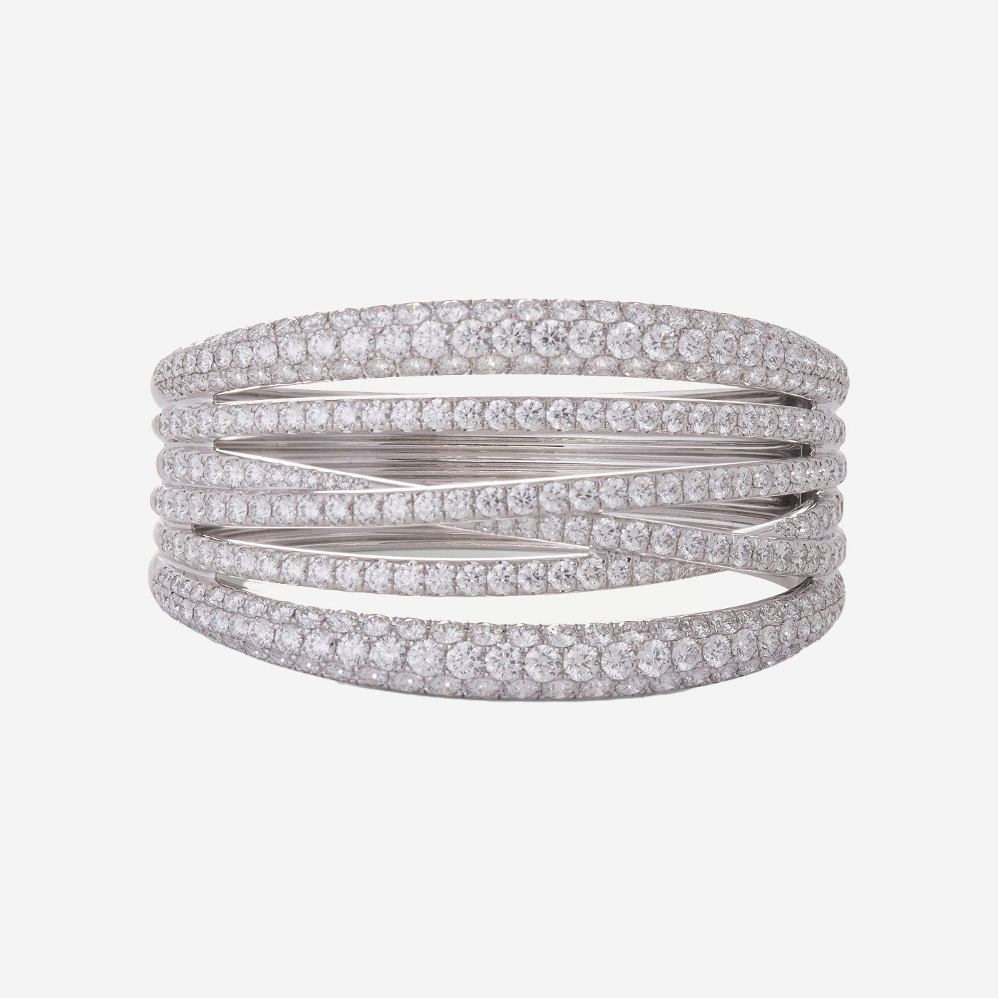 Diamond Pavé Scribble Bracelet
