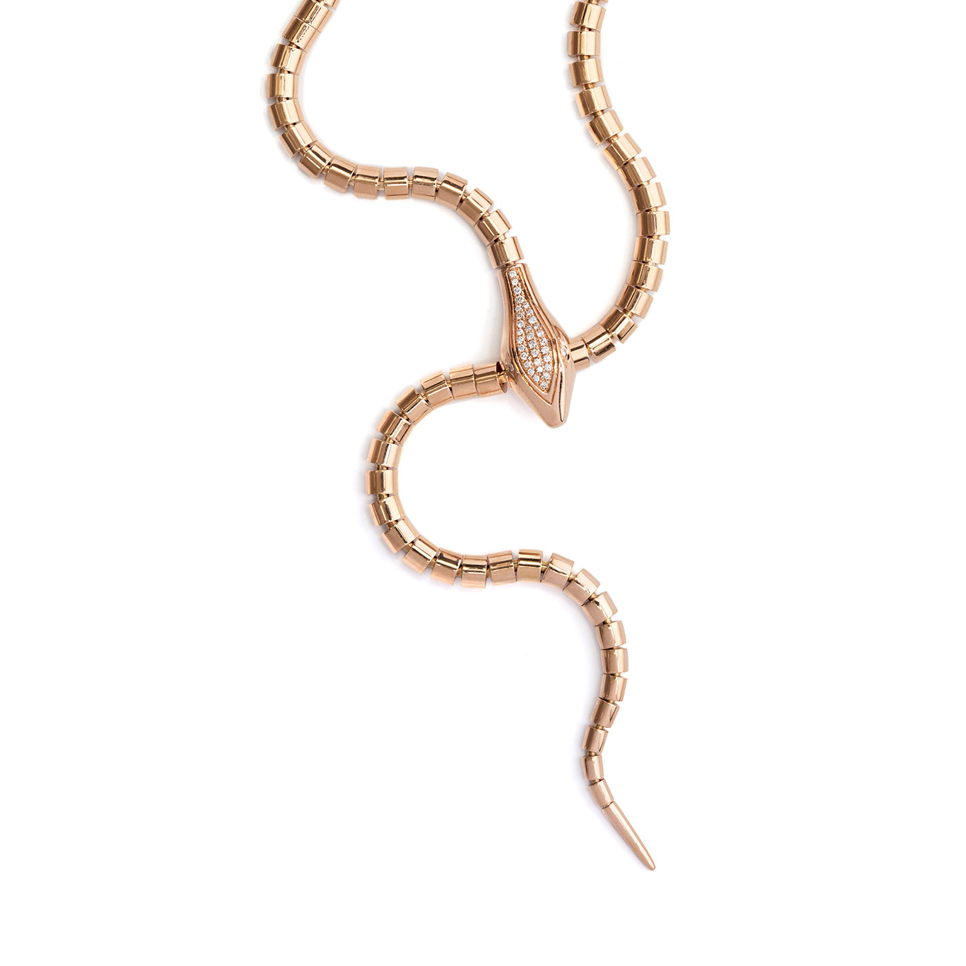 Snake Wraparound Necklace Gold Snake Wraparound Necklace Gold