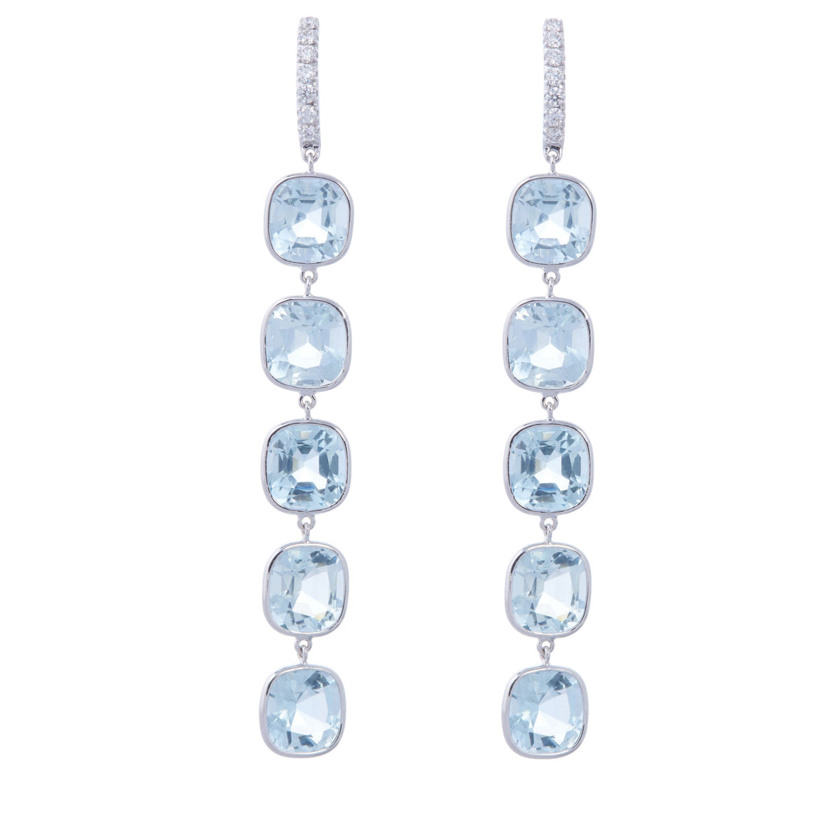 Aqua Dangle Earrings | Earrings