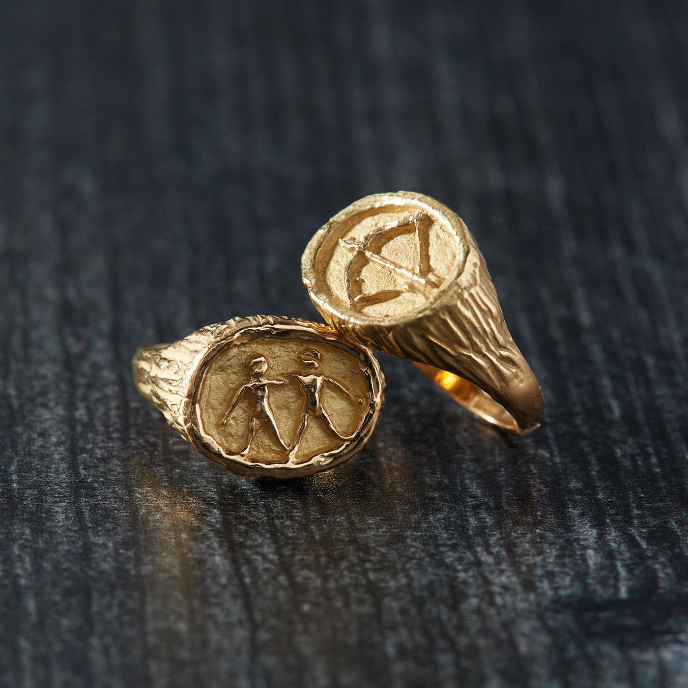 Gemini Ring | Yellow Gold | Rings