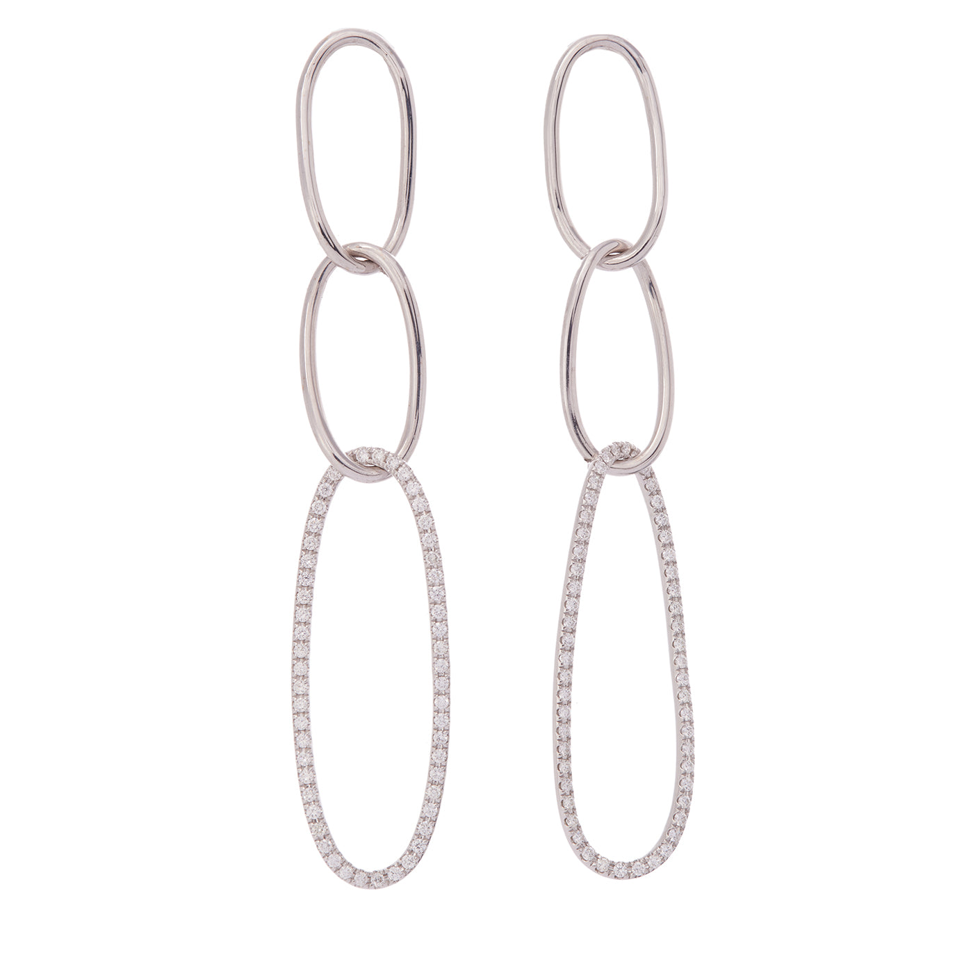 Triple Oval Loop Earrings