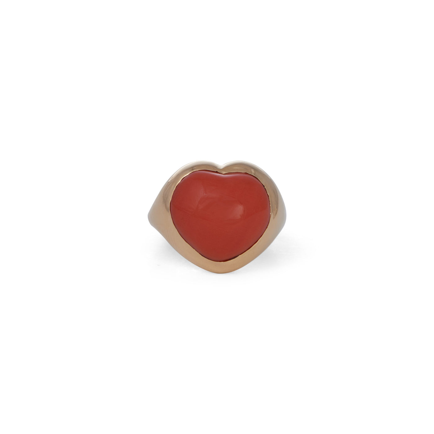 Coral Heart Ring | Rings Rings
