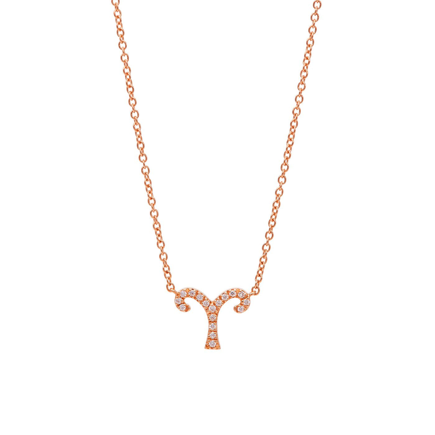 Aries Necklace | Rose Gold | Necklaces Necklaces