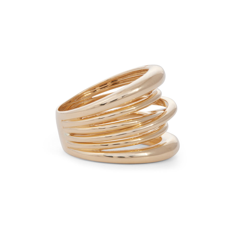 Scribble Ring in 18 Karat Yellow Gold - Sidney Garber