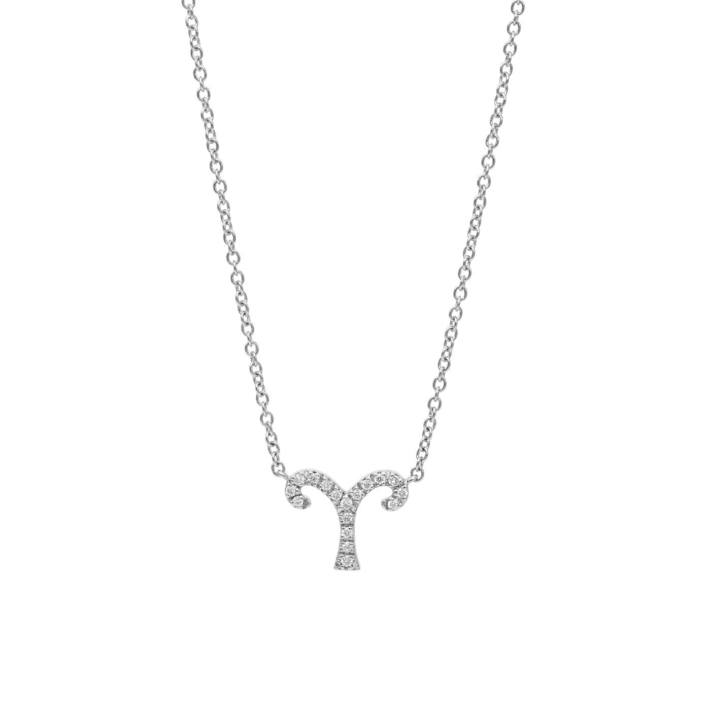 Aries Necklace | White Gold | Necklaces Necklaces