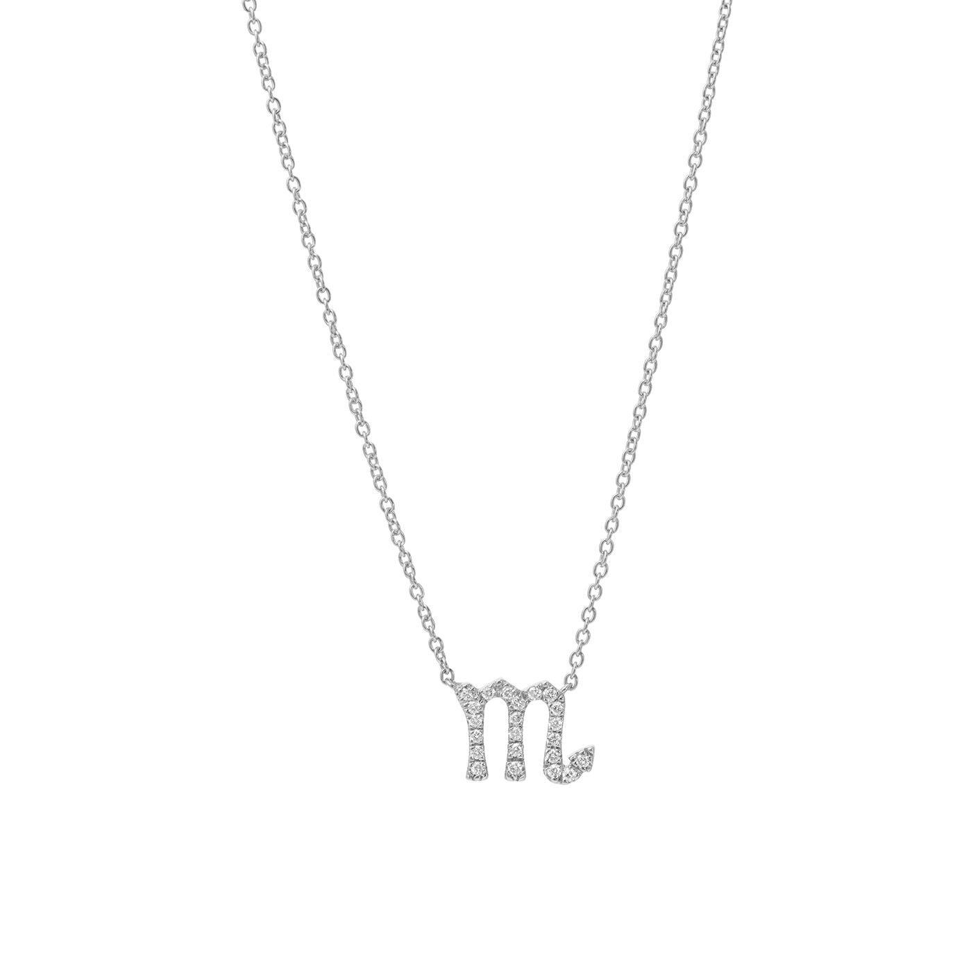 Scorpio Necklace | White Gold | Necklaces Necklaces