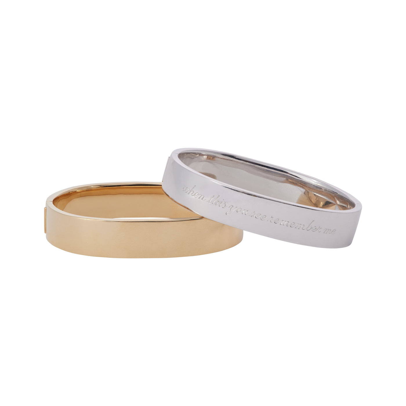 Polished Bangle | White Gold / 6.1 in (15.5 cm) | Bracelets