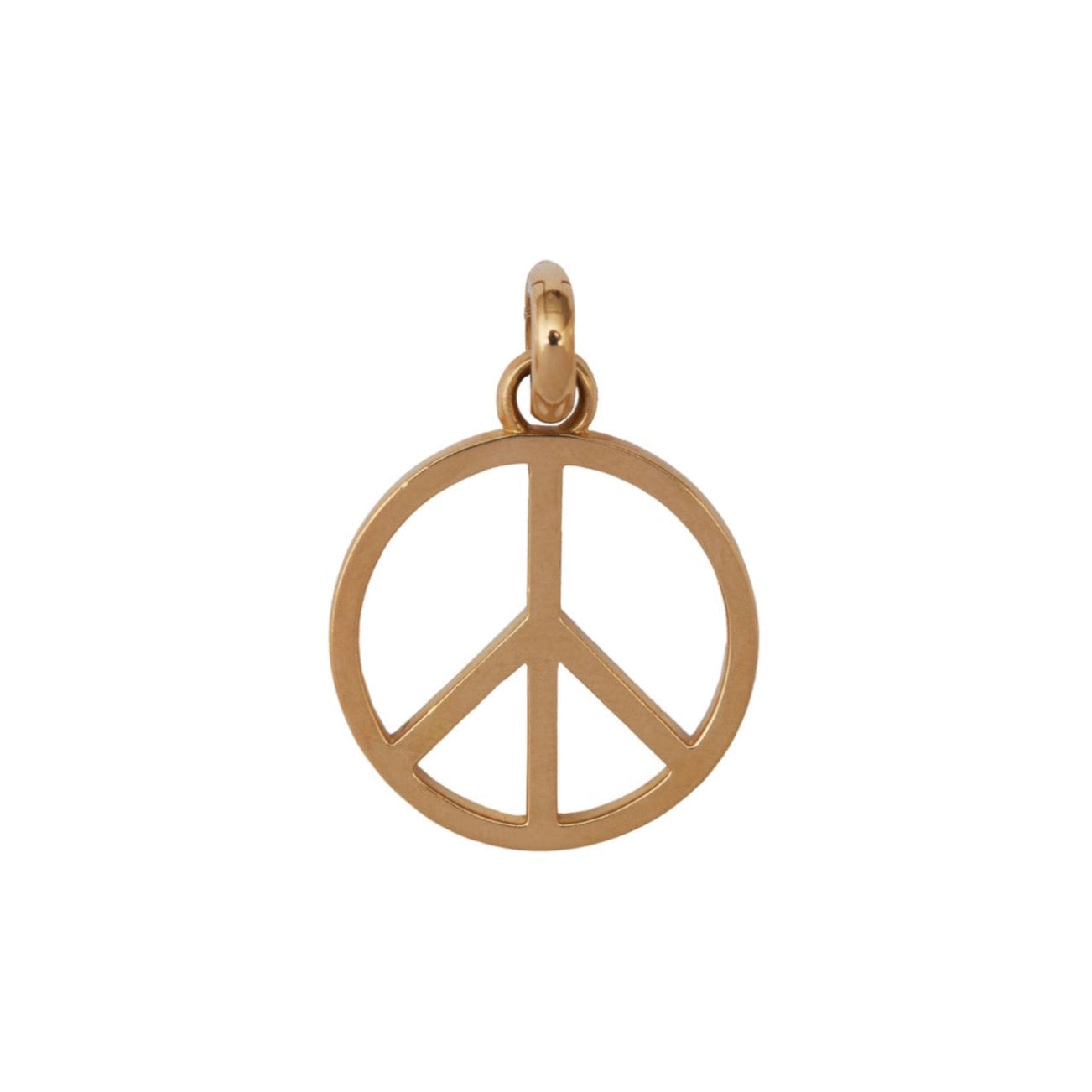 Yellow Gold Peace Charm