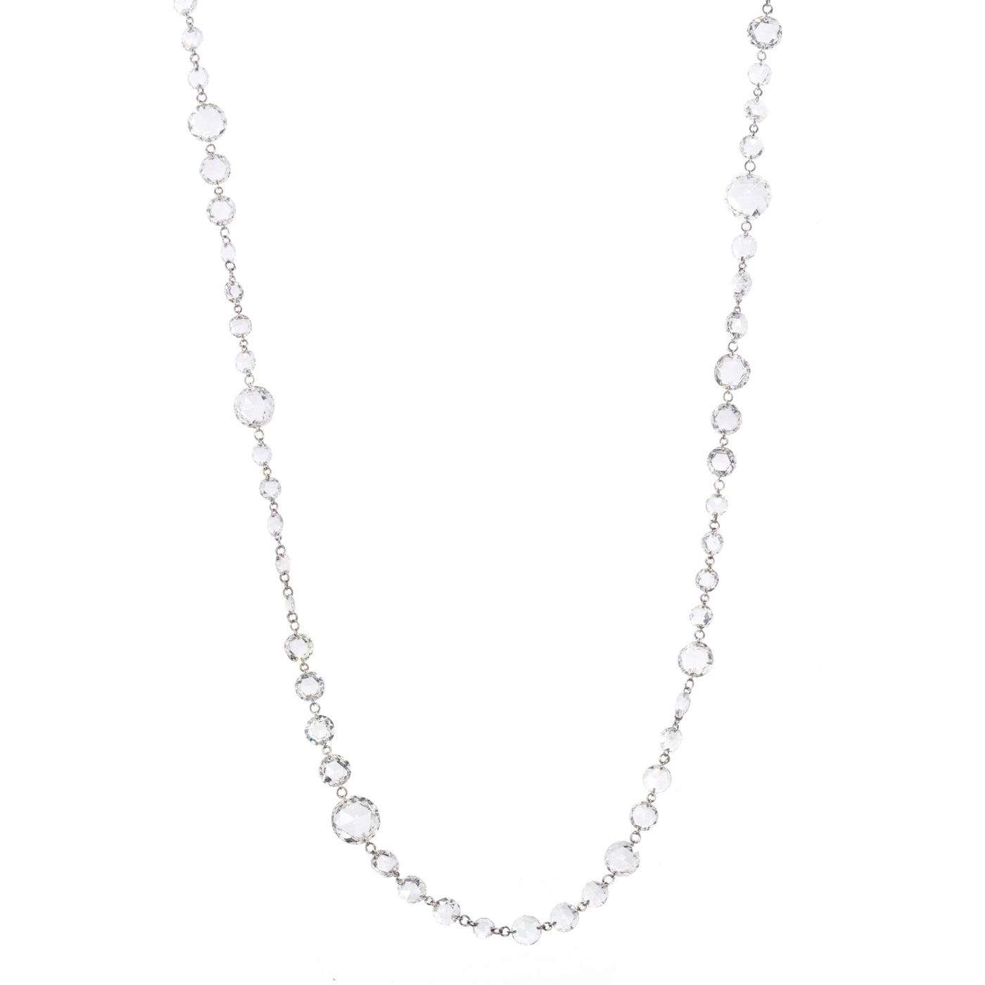 Radiance Necklace with Diamonds | White Gold / 16 in (40.5 cm) | Necklaces